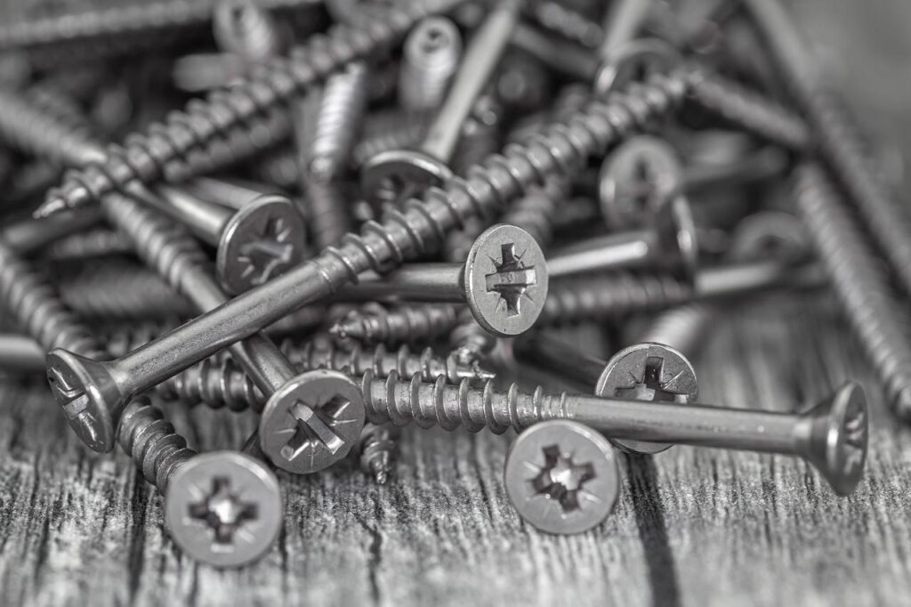 RVS Torx schroeven met karakteristieke zescilindrische stervormige uitsparing voor betere grip en betrouwbare bevestiging