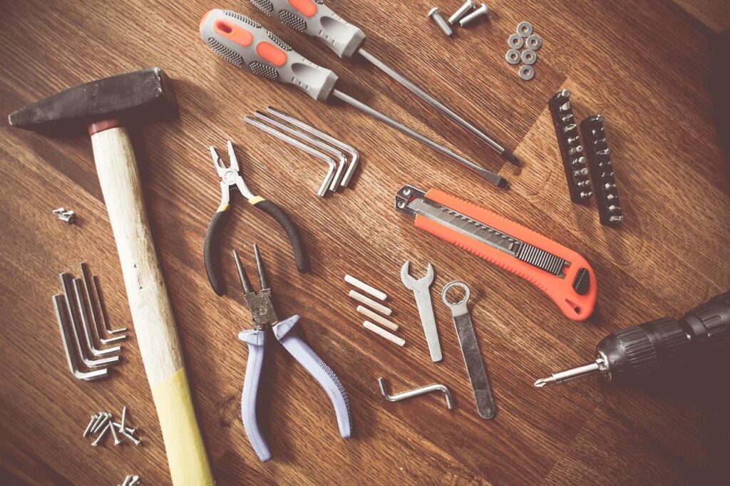 Professioneel gereedschap beschikbaar voor verhuur in Leiden voor doe-het-zelf projecten en kleine bedrijven